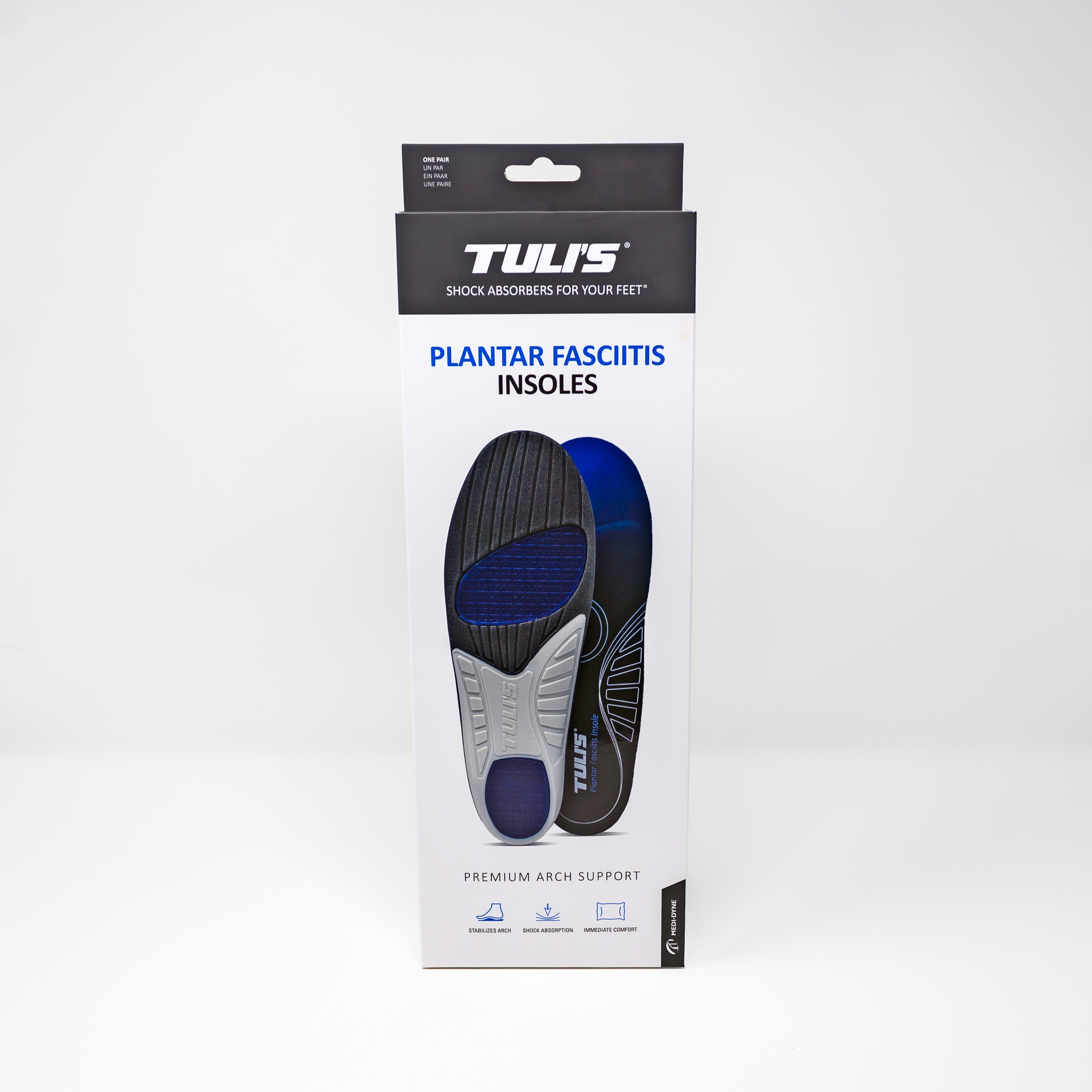 Plantar Fasciitis Insoles Box Front