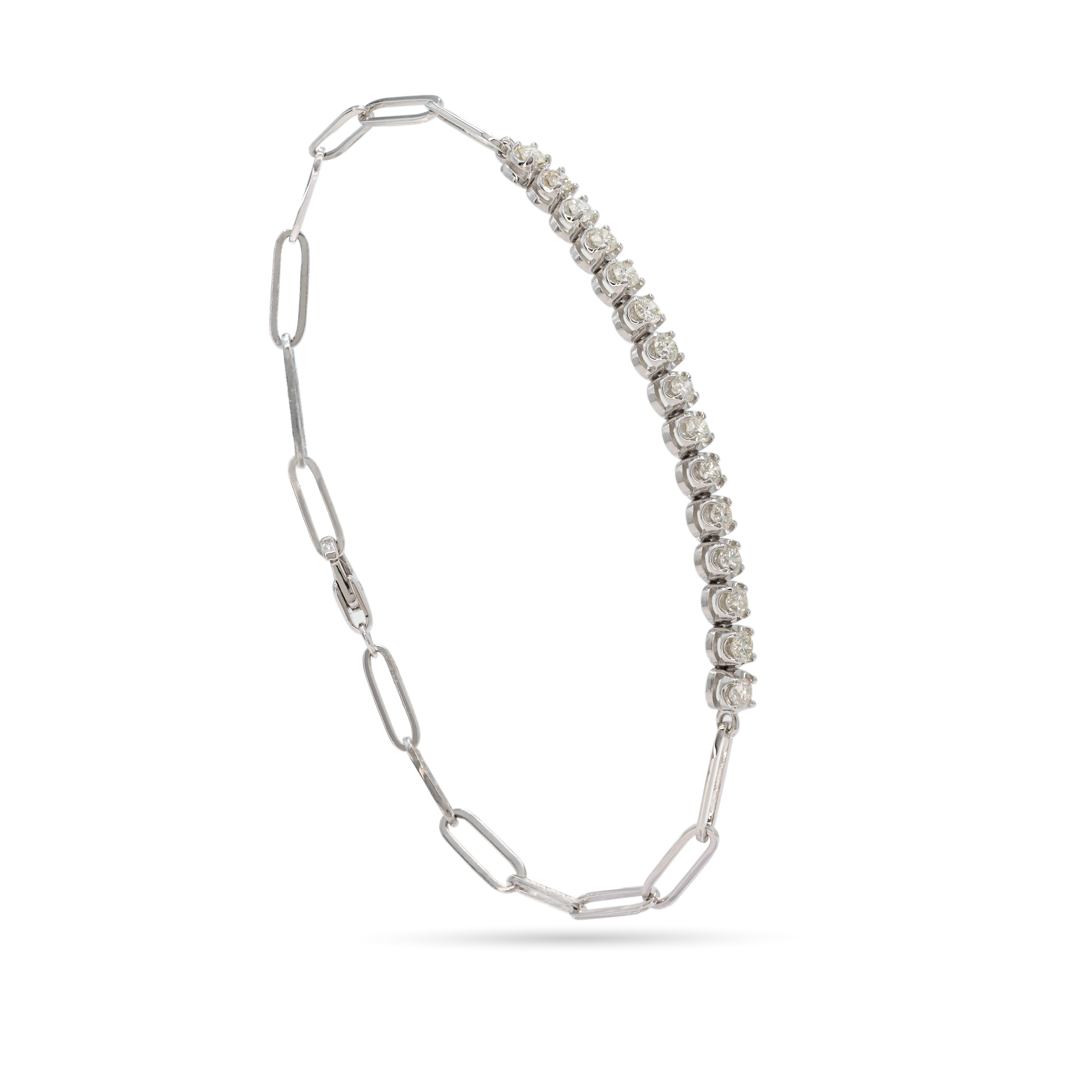 Paperclip Chain Bracelet