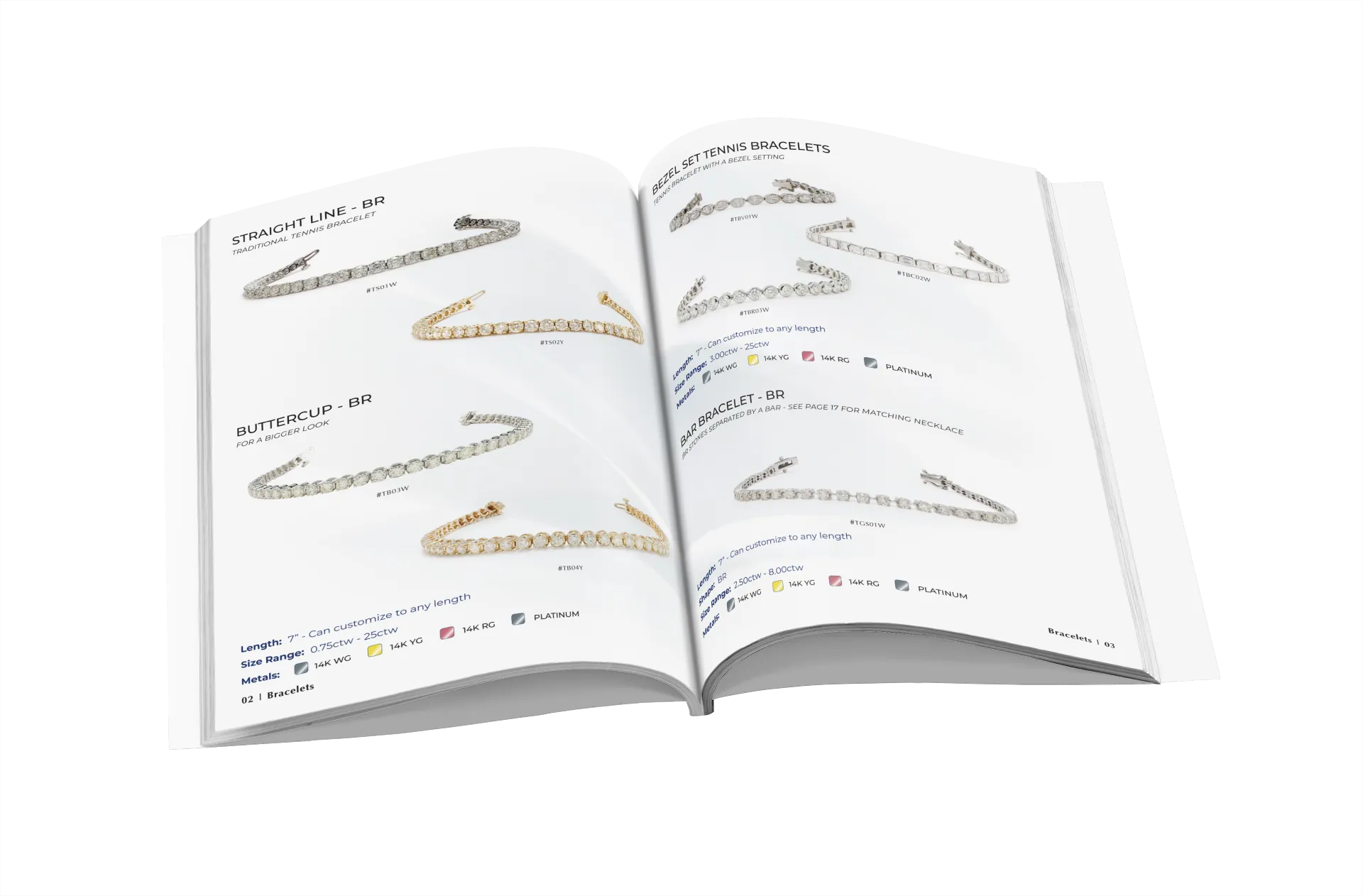Jewelry Catalog Bracelets Spread